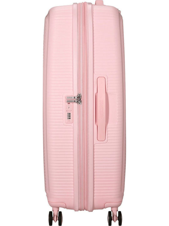 American Tourister Soundbox Große Hartreisekoffer Pastell Pink mit 4 Rädern Höhe 77cm