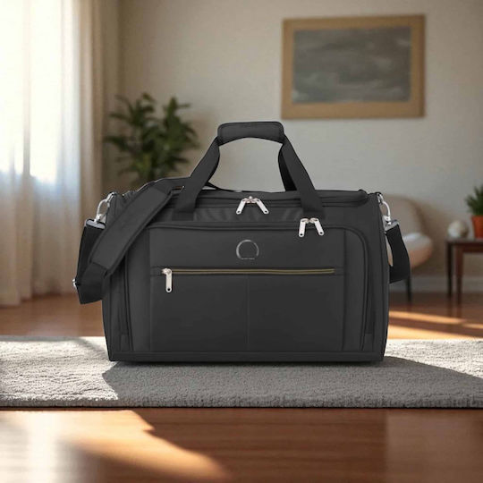 Delsey Pin Up 6 Σακ Βουαγιάζ Μαύρο Υφασμάτινο Μ50xΠ30xΥ30εκ.