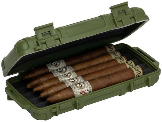 Cigar Caddy Πλαστικός Υγραντήρας 5 Πούρων 22.5x13x5εκ.