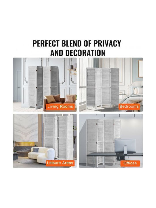 Vevor Decorative Room Divider Wooden 162x170cm