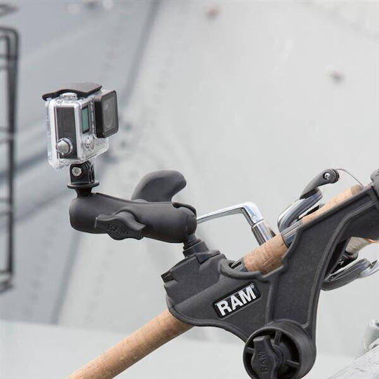 Монтажи Ram Ram Rod Jr Поддръжка за въдица с плоска основа за насипна повърхност