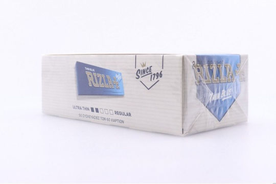 Rizla Thin Χαρτάκια Στριφτού Τσιγάρου 50 φύλλα 50τμχ