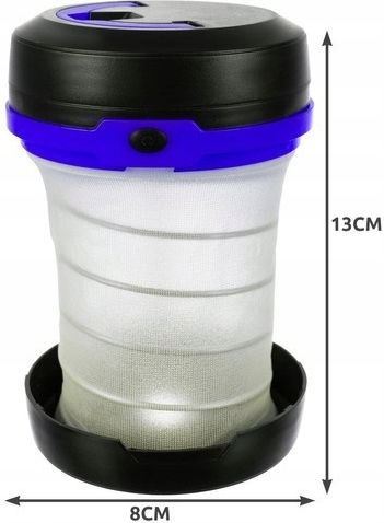 Likesmart Lampă De Camping 2 În 1 3 Moduri De Iluminare Cârlig Integrat Lumină Rece Până La 50 De Ore Durată A Bateriei