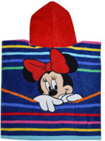 Stamion Kinder Strandponcho Minnie Mehrfarbig 100 x 50cm.