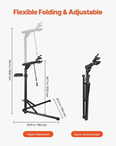 Vevor Adjustable Bicycle Repair Stand Tool Tray 85 Lb Zxcwxzjlzldsvujro001v0