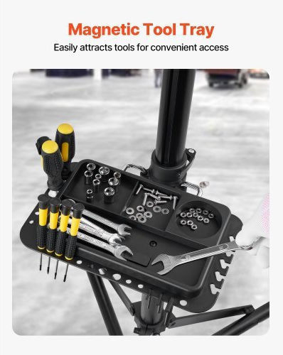 Vevor Adjustable Bicycle Repair Stand Tool Tray 85 Lb Zxcwxzjlzldsvujro001v0