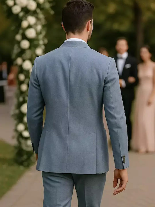 Vară Sacou bărbați Light Blue