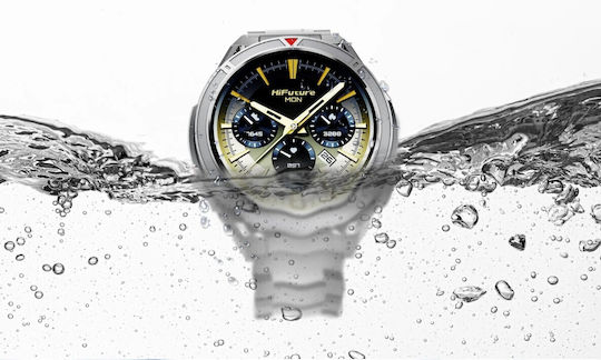 HiFuture Active 54mm Αδιάβροχο Smartwatch με Παλμογράφο (Μαύρο)