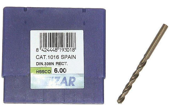 Izar Drill Cobaltium with Cylindrical Shank for Metal 10mm