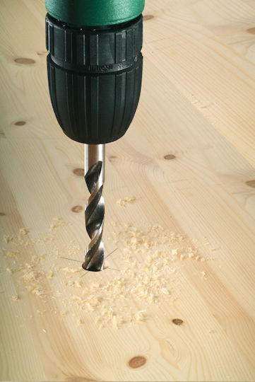 Bosch Set of 8 Drills with Cylindrical Shank for Wood