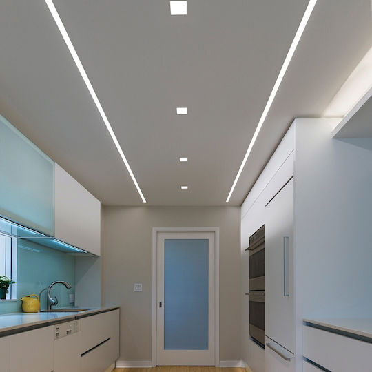 VK Lighting VK Lighting LED Kommerzielle lineare Beleuchtung Vertieft Decke Naturweiß IP20 M114xB7cm