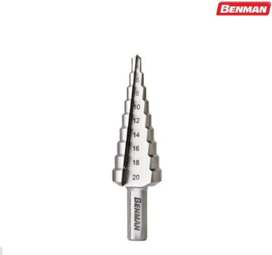Benman Konischer Bohrer HSS für Metall 4-12mm