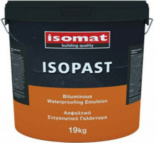 Isomat Isopast Επαλειφόμενο Στεγανωτικό 19kg Μαύρο