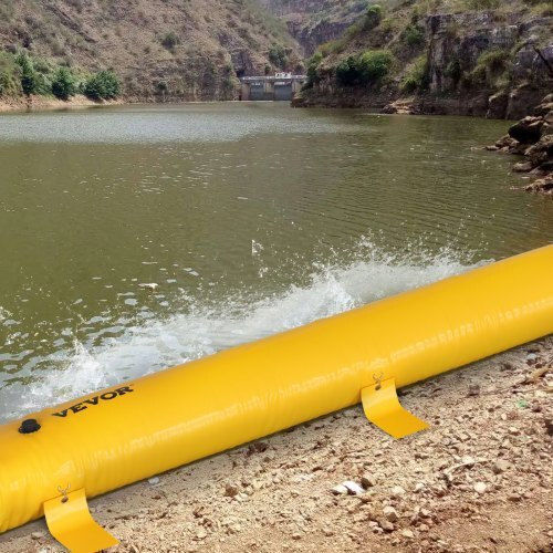 Vevor Flood Barrier 3.6m X 30cm Reusable Water Barrier Home Garage F12ft20in12in76frv0