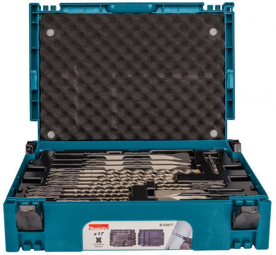 Makita Σετ 17 Διαμαντοτρύπανα με SDS Plus Στέλεχος για Δομικά Υλικά και Μέταλλο