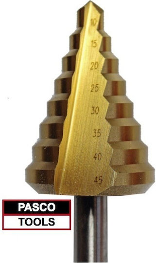 Pasco Конусна Свредло с Цилиндрична Опашка за Метал 6-42mm