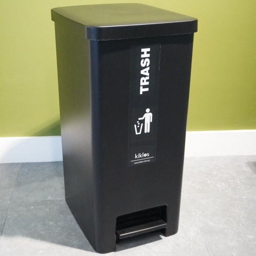 Viomes Plastic Coș de gunoi Deșeuri 60lt Gri