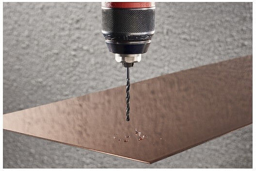 Wolfcraft Satz 6 Bohrer HSS mit Zylindrischem Schaft für Metall