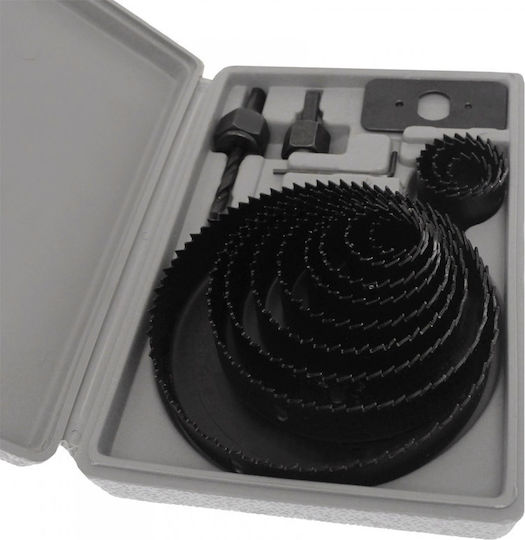 Ferrestock Σετ Ποτηροπρίονα LaserLine HSS με Διάμετρο από 19mm έως 127mm για Ξύλο, Μέταλλο και Πλαστικό 960gr