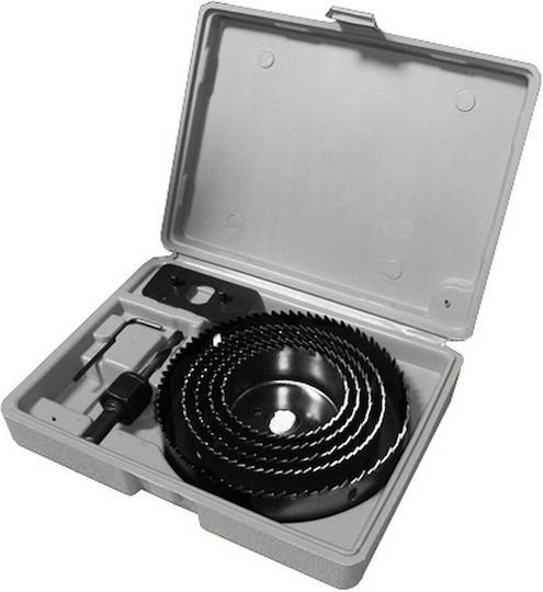 Ferrestock Σετ Ποτηροπρίονα LaserLine HSS με Διάμετρο από 19mm έως 127mm για Ξύλο, Μέταλλο και Πλαστικό 960gr