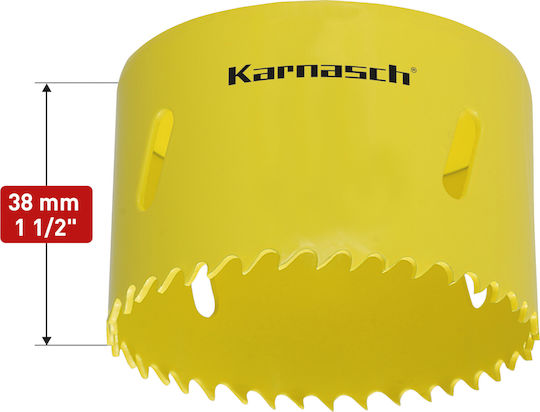 Karnasch Lochsäge Lochsäge HSSE CO 8% HSS mit Durchmesser 95mm für Metall 200gr