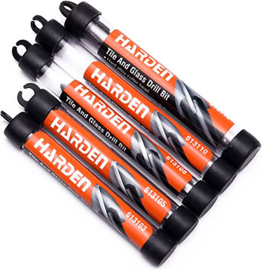 Harden Four-Cut Drill Carbide with Hexagonal Shank for Glass και Tiles 8mm