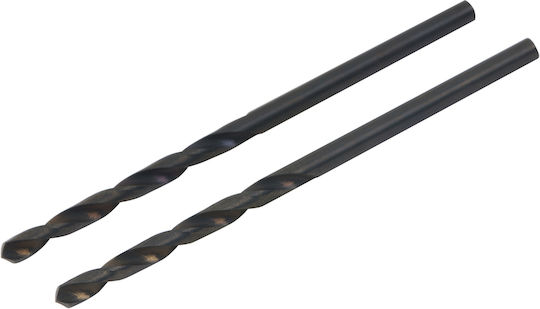 Kendo Satz 2 Bohrer HSS Titan mit Zylindrischem Schaft für Metall