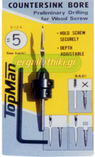 TopMan Bohrer für Holz 4mm