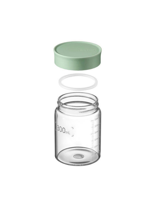 Buydeem Glass Lunch Box Green 300ml