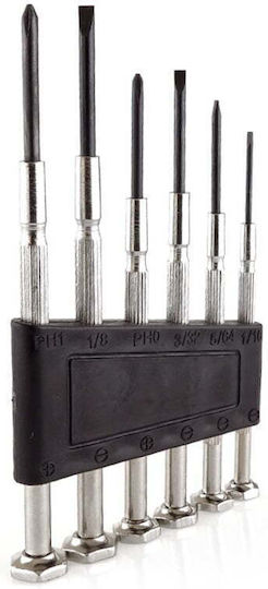 AMiO Set 6 Precision Screwdrivers with 6 Interchangeable Tips