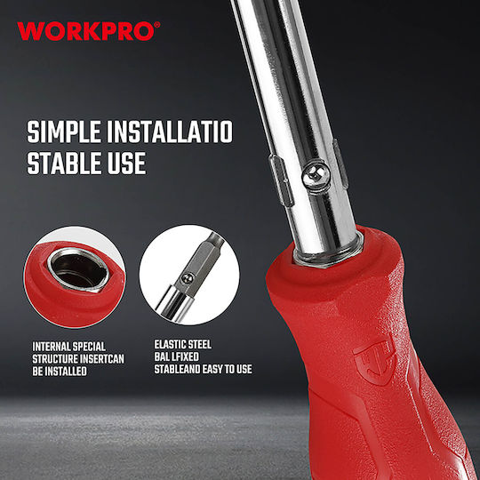 WorkPro Screwdriver with Interchangeable Tips