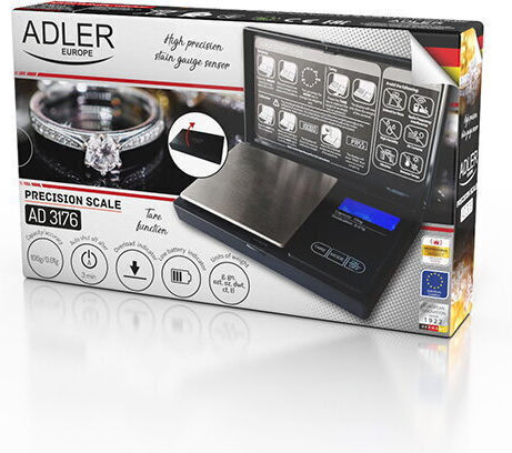 Adler Ad 3176 Black Digital Precision Scale #06-4704