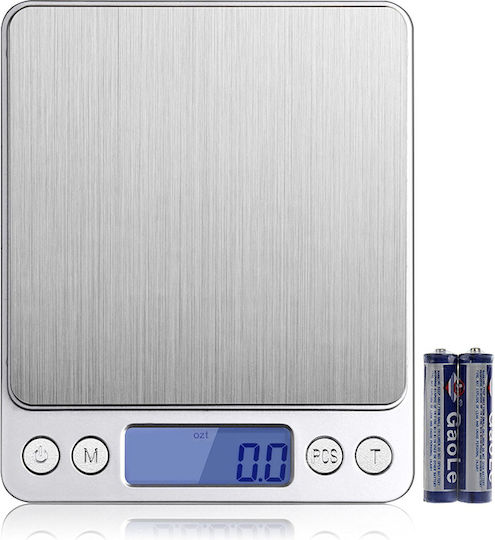 GeHock Mini Electronic Precision Commercial Scale with Weighing Capacity of 0.5kg and Division 0.01gr