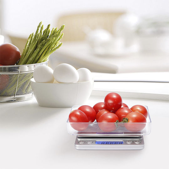 GeHock Mini Electronic Precision Commercial Scale with Weighing Capacity of 0.5kg and Division 0.01gr