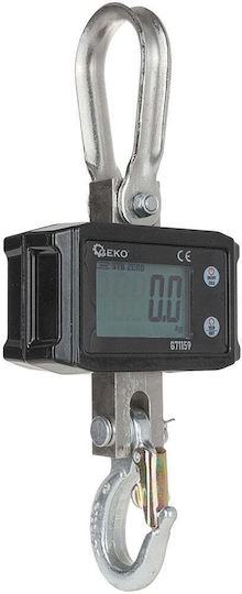 Elektronische Lagerwaage Fernbedienung Maximale Kapazität 2000 kg Geko G71159