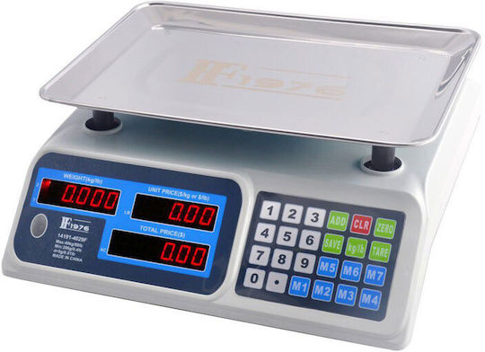 Mistral Plus ACS-03 40KG/5G Electronic Retail Scale with Weighing Capacity of 40kg and Division 5gr