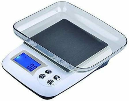 DM3 Electronic Precision Commercial Scale with Weighing Capacity of 0.6kg and Division 0.01gr