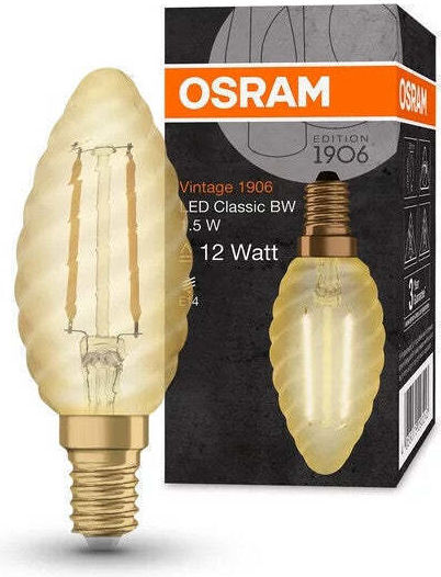 Osram Bec LED 1.5W 100mm pentru Soclu E14 Alb cald 120lm