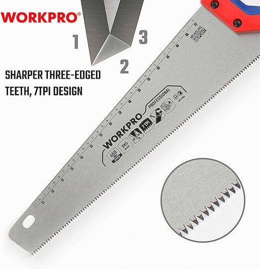 Stichsäge 450mm 18" 7tpi Wp215006 Workpro Profi