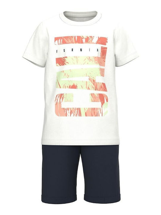 Kids' Set with Shorts Summer 2pcs White