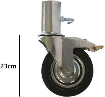 ΑΡ440 Wheel Rotating with Brake 200mm