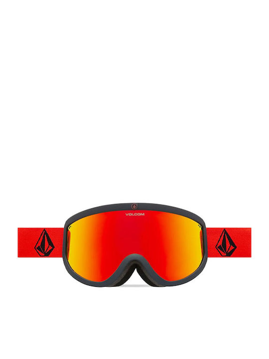 Volcom Footprints Μάσκα Σκι & Snowboard Ενηλίκων με Φακό Φιμέ