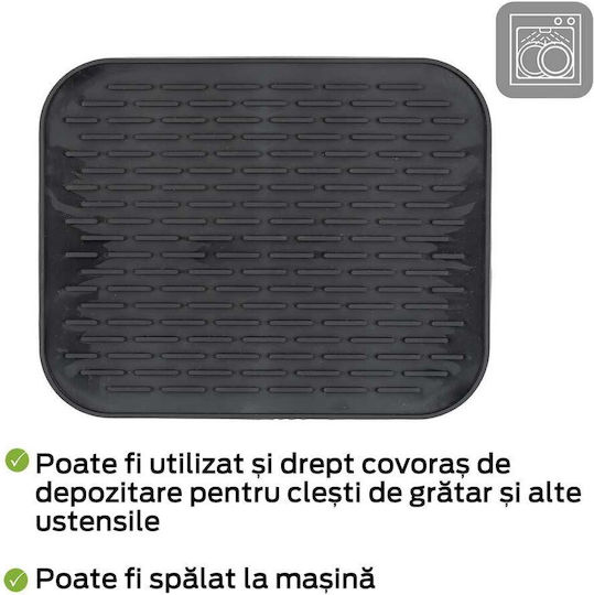 Wenko Silicone Support Minu Wenko Black Outdoor Kitchen 29 X 23 X 1 Cm Black 55006100