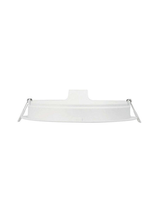 Philips MESON Квадрат Металик Вграден Спот с Патрон Вграден LED Бял 19x19см. 1бр