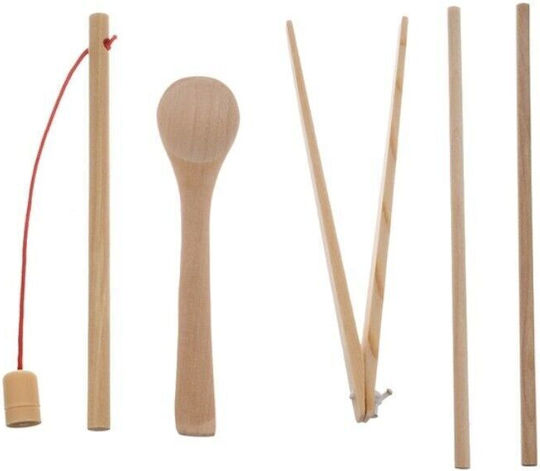 Minge Natural Wood Beads din Lemn