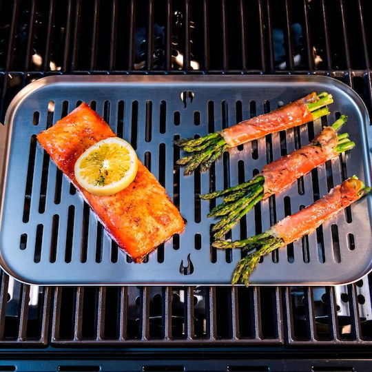 Char-Broil Placă de copt cu Suprafață din Inox Cositorit 42.5x22x2cm