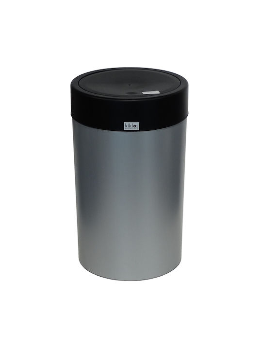 Viomes Waste Bin Waste made of Stainless Steel Silver 28lt 1pcs