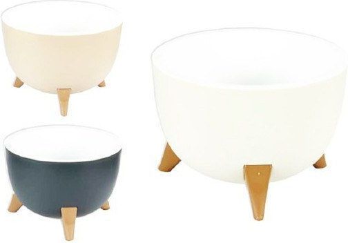 TnS Plant Pot Plastic Gray