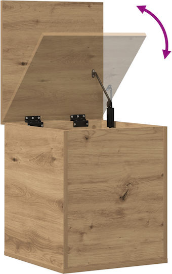 vidaXL Ξύλινο Κουτί Αποθήκευσης με Καπάκι Καφέ 40x42x46cm