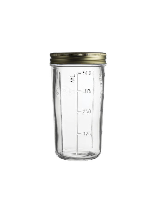 KIlner Kilner Vase General Use with Lid Glass Transparent 500ml